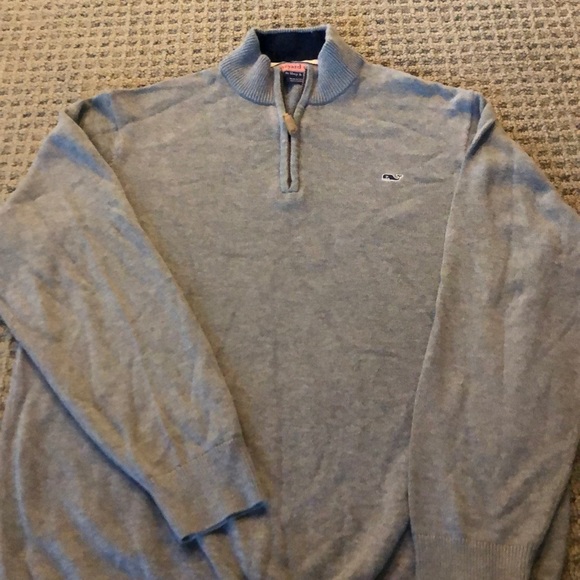 Gray Vineyard Vines 1/4 zip! - Picture 1 of 3